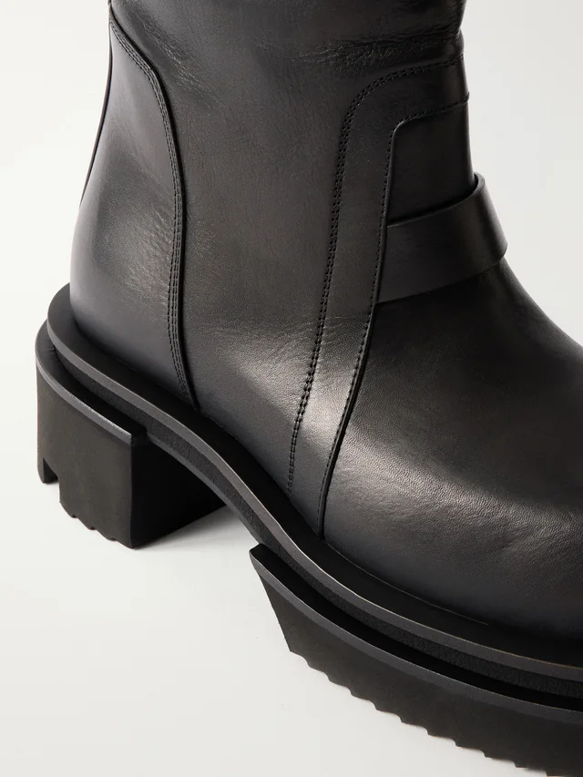 Rick Owens platform leather boots, photo 5 of 5 from SENSER