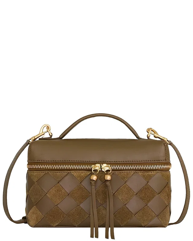 Rebecca Minkoff Frankie Train Case Leather Crossbody, image 1 of 1 from Rue La La
