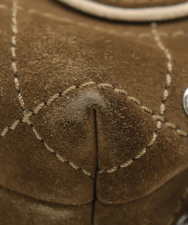 Chanel Shoulder Bag Paris-Salzburg Medium Suede Brown in Brown Suede from Luxury Promise, photo 15 of 19