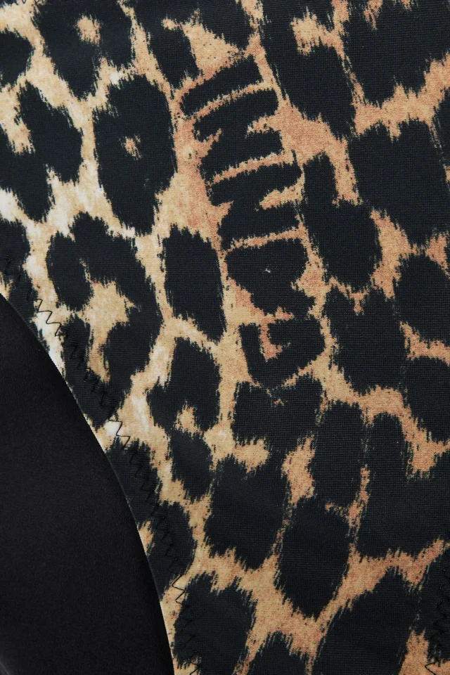 Ganni Leopard-print bikini briefs in Animal print, photo 4 of 4 from THE OUTNET