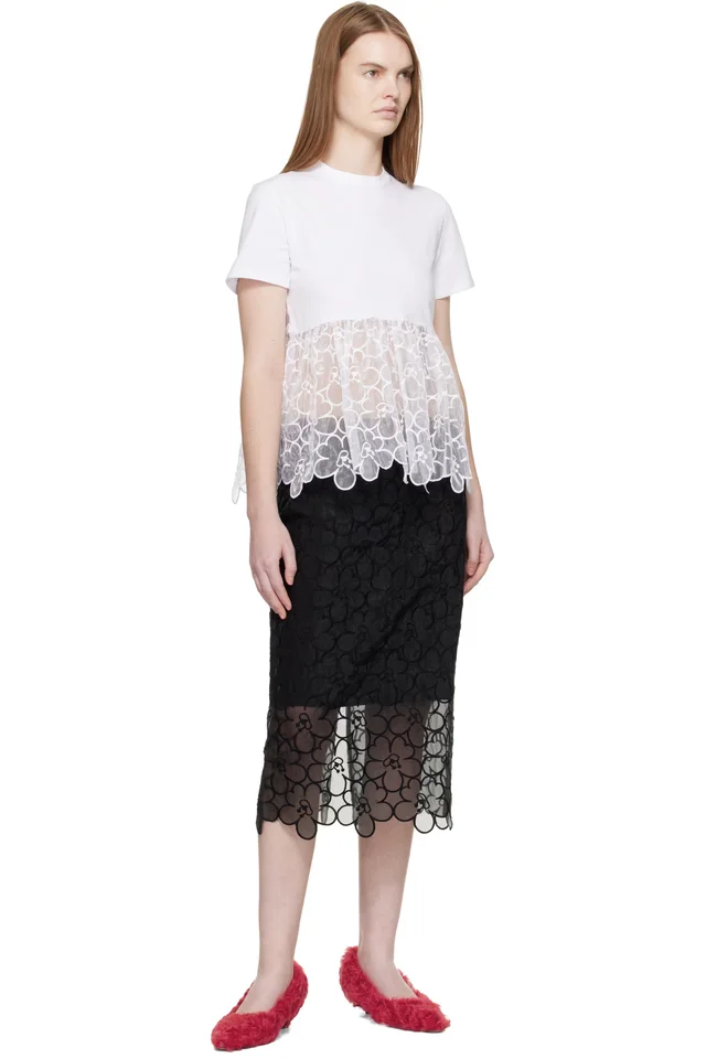 Cecilie Bahnsen White CBconni T-shirt, photo 4 of 4 from SSENSE