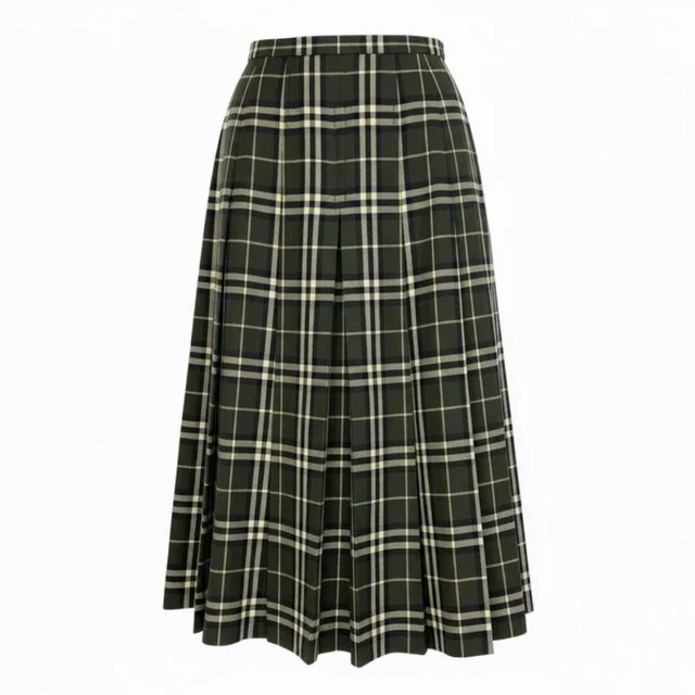 Burberry London Long Pleated Skirt from LuxUness