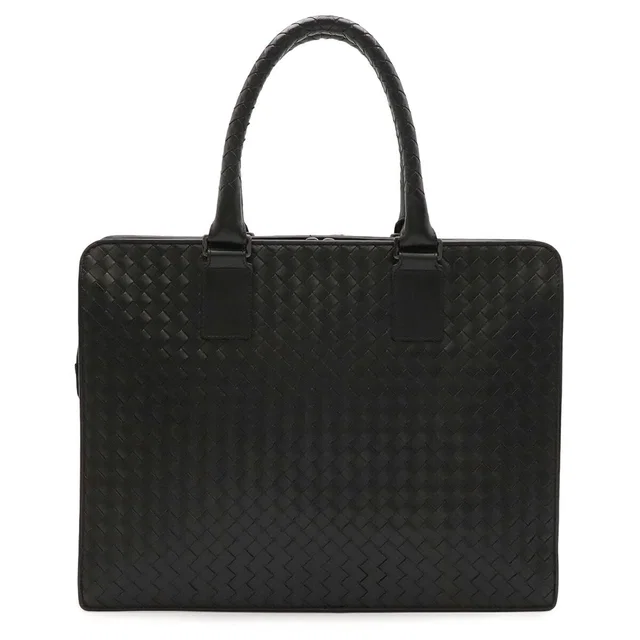 Bottega Veneta Leather Briefcase in Leather from LuxUness