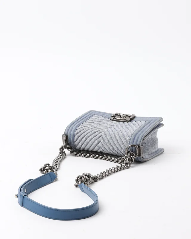 Chanel Small Denim Boy Bag in Denim from A Retro Tale, photo 5 of 9