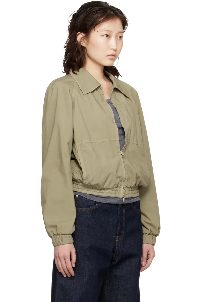 Dries Van Noten Beige Cotton Jacket, photo 2 of 2 from SSENSE