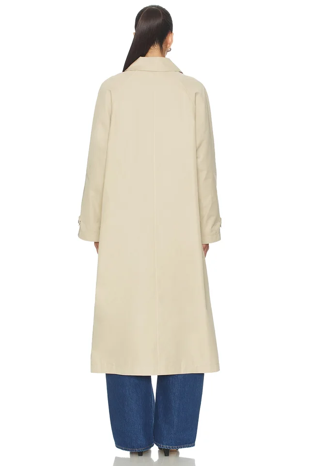 EAVES Lena Car Coat in Khaki, photo 5 of 7 from REVOLVE (Canada)