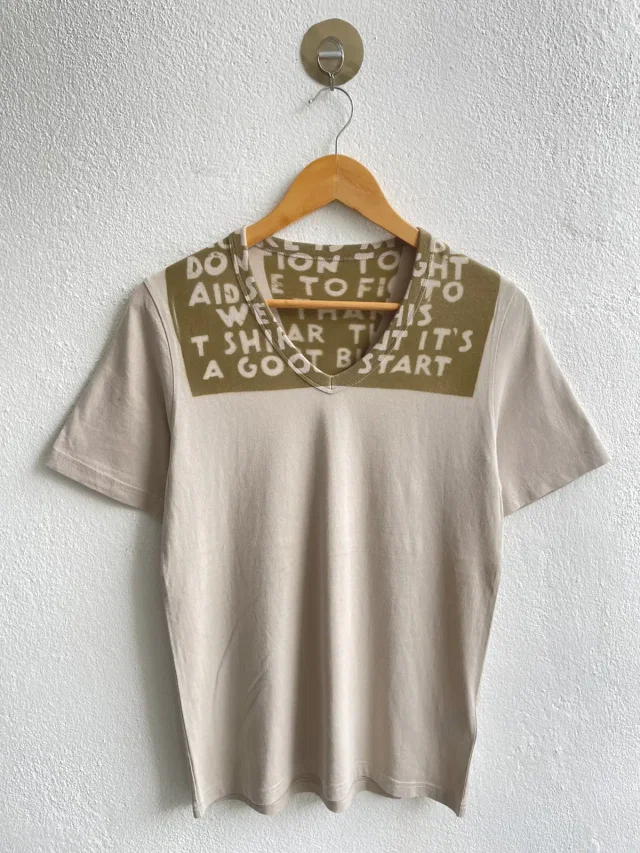 Archive Ss15 - Maison Margiela Aids Shirts in Beige in white|neutral from Grailed
