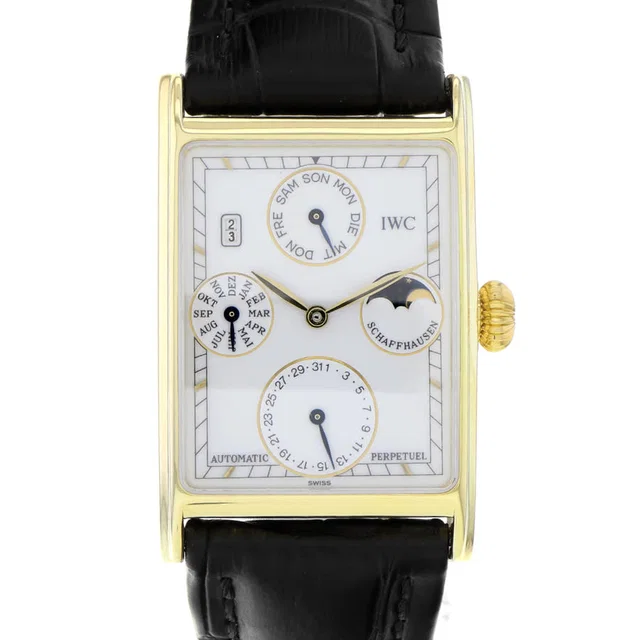 IWC Novecento Automatic White Dial Mens Watch IWC3545 in White Leather from Jomashop.com