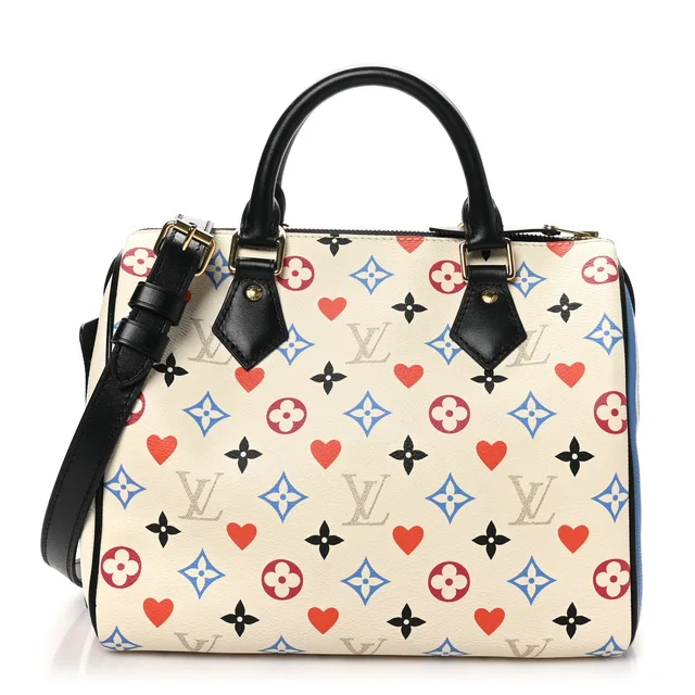 Louis Vuitton Game On Speedy Bandoulière 25 Monogram Coated Canvas Bag - White in White Coated canvas from H&T