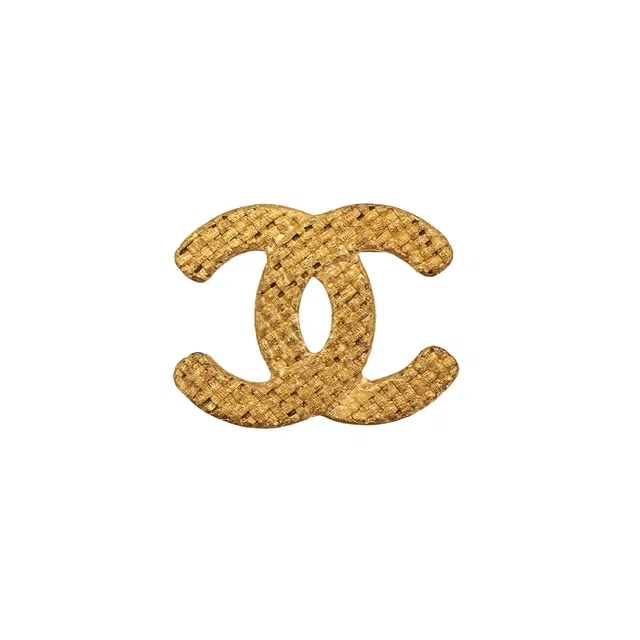 Chanel Vintage Cocomark Brooch Gold Accessory 29 in Gold from Luxury Promise