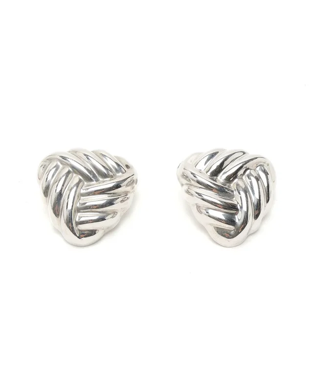 Tiffany & Co. Silver Clip-On Earrings in Silver from A Retro Tale