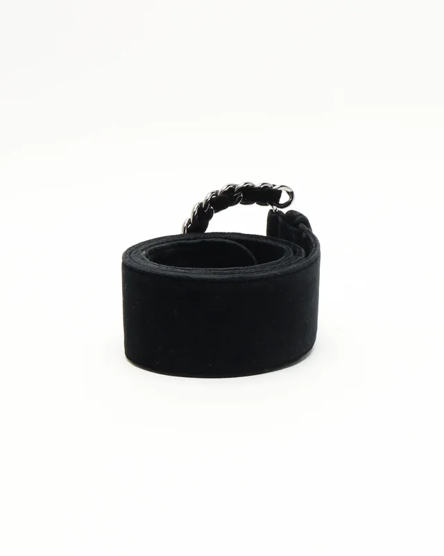Chanel Velour Belt, Size 80 from A Retro Tale, photo 3 of 7