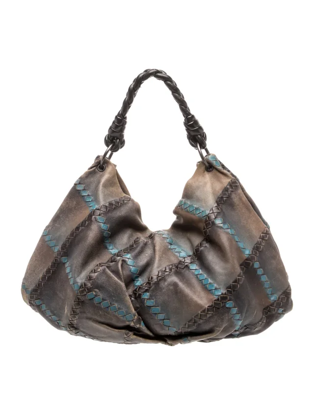 Bottega Veneta Intrecciato Aquilone Fortune Cookie in brown|red Woven leather from The RealReal