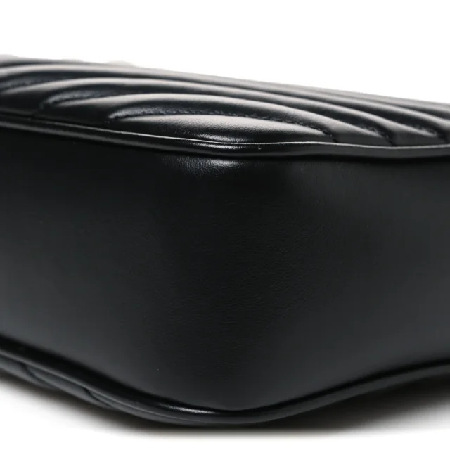 Saint Laurent Matelasse Monogram Lou Camera Bag Black in Black Calfskin from FASHIONPHILE, photo 10 of 10