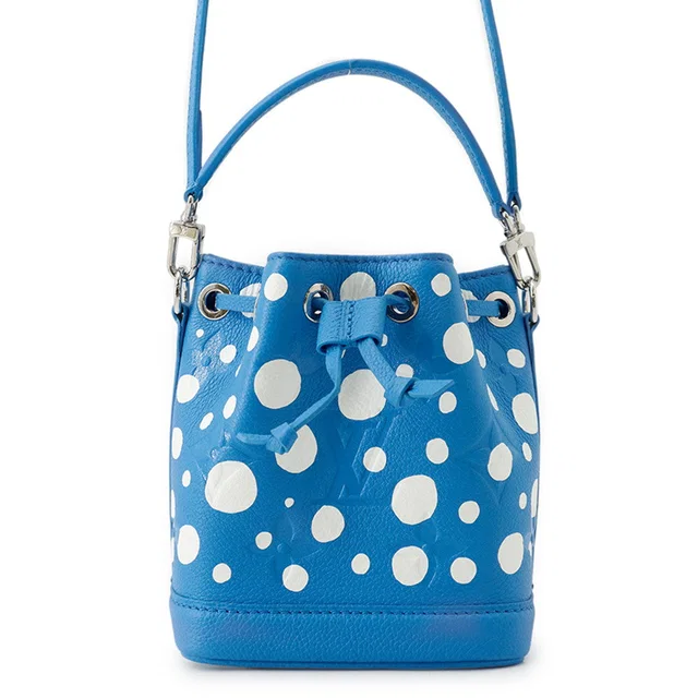Louis Vuitton × YK Nano Noe Blue/WhiteM81985 Monogram Empreinte Leather Infinity Dot in Blue Leather from GALLERY RARE