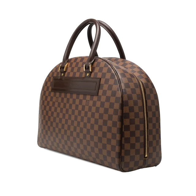 Brown Louis Vuitton Damier Ebene Nolita 24 Heures Handbag in Brown Canvas from Designer Revival, photo 2 of 2