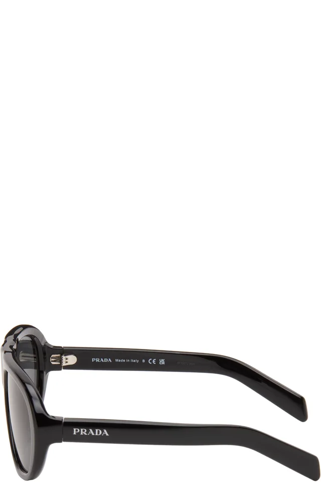 Black 'Prada Eyewear Collection' Sunglasses, photo 3 of 4 from SSENSE
