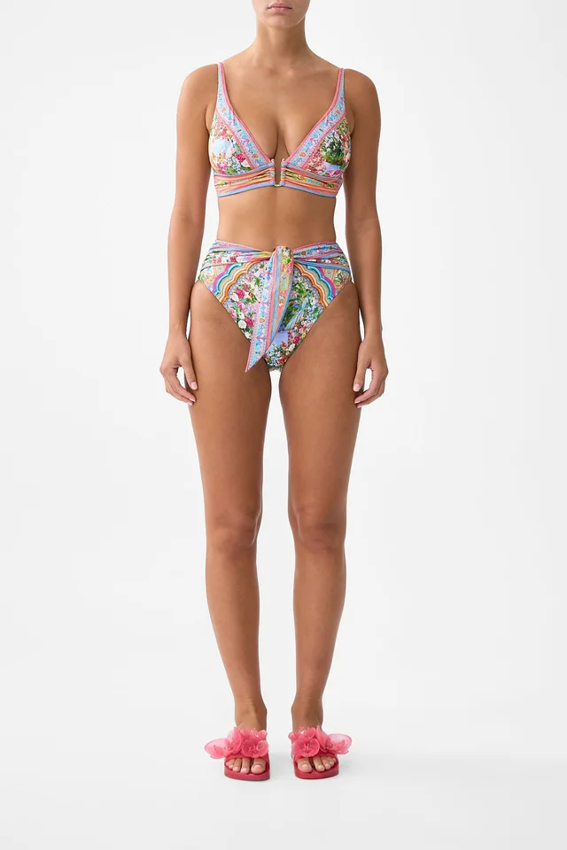 Camilla eBoutique HIGH WAIST BIKINI BOTTOM WITH WAIST TIE TURKISH DELIGHT from CAMILLA, photo 1 of 1