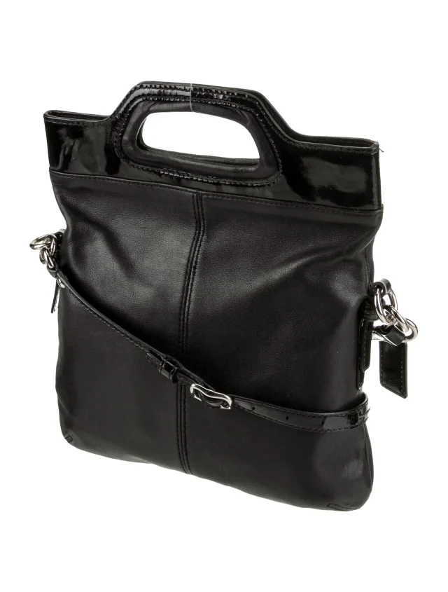 Coach Crossbody handbags in Black Satin from The RealReal, photo 2 of 2