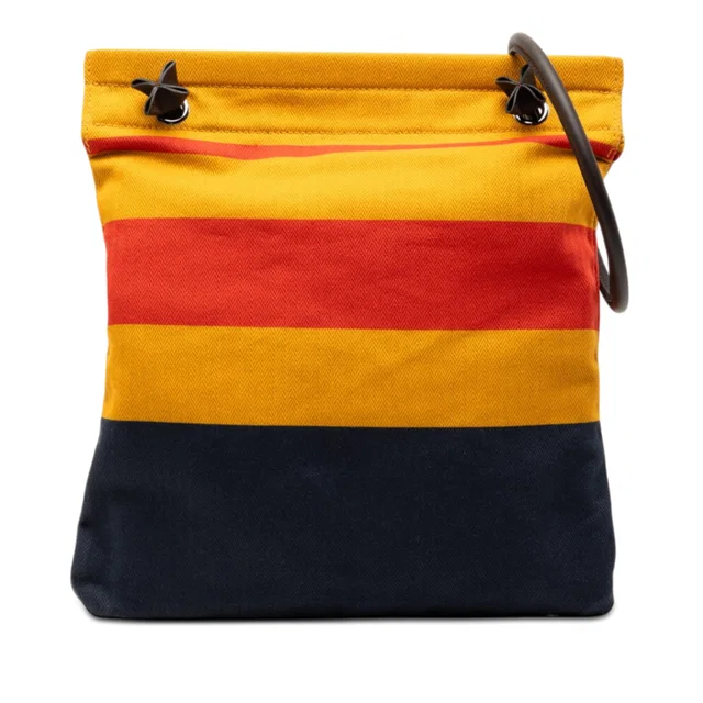 Yellow Hermès Canvas Rocabar Aline Bag in Yellow Canvas from Designer Revival