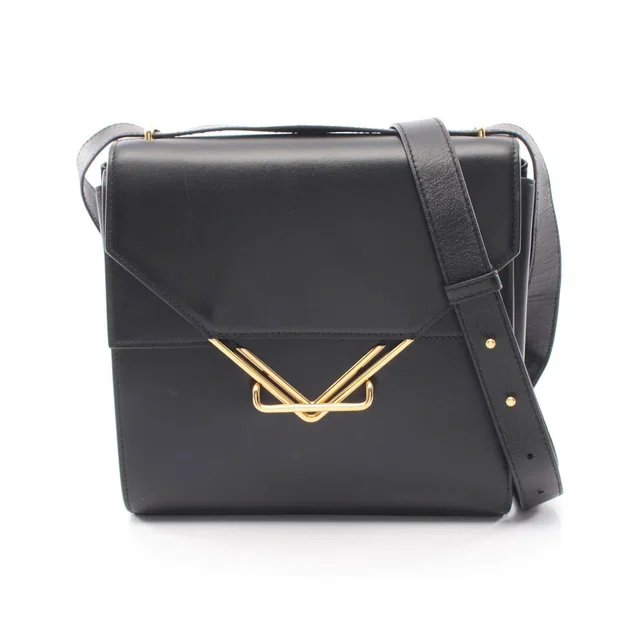 Bottega Veneta The Clip Leather Shoulder Bag in Leather from LuxUness