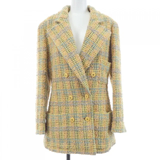 Chanel 94A Vintage Jacket Yellow in Yellow from The Reluxe