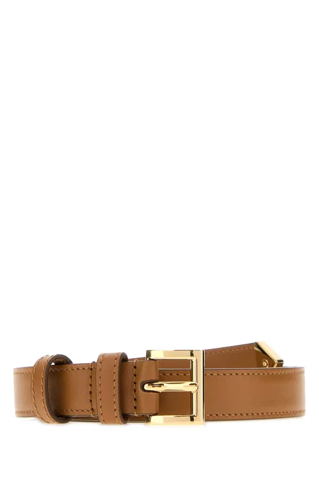 Prada Belt — Brown Calf Leather in Brown Calfskin from HEWI