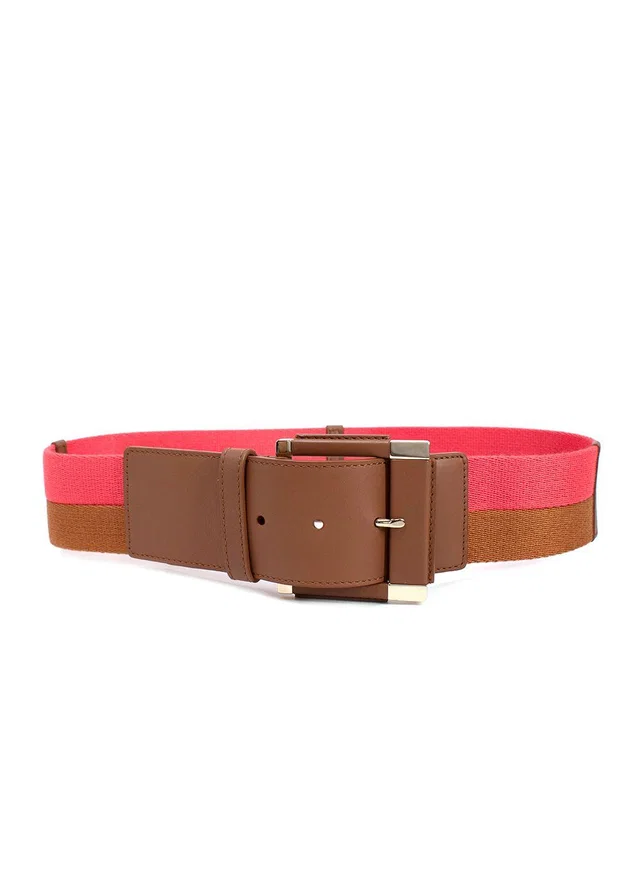 Loro Piana Bicolour Fabric Belt - Size 75 in Leather from HEWI