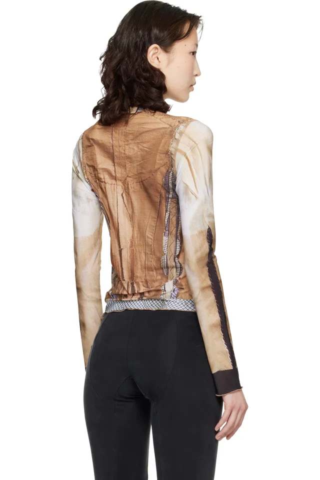 KNWLS Brown Halcyon Top, photo 3 of 4 from SSENSE