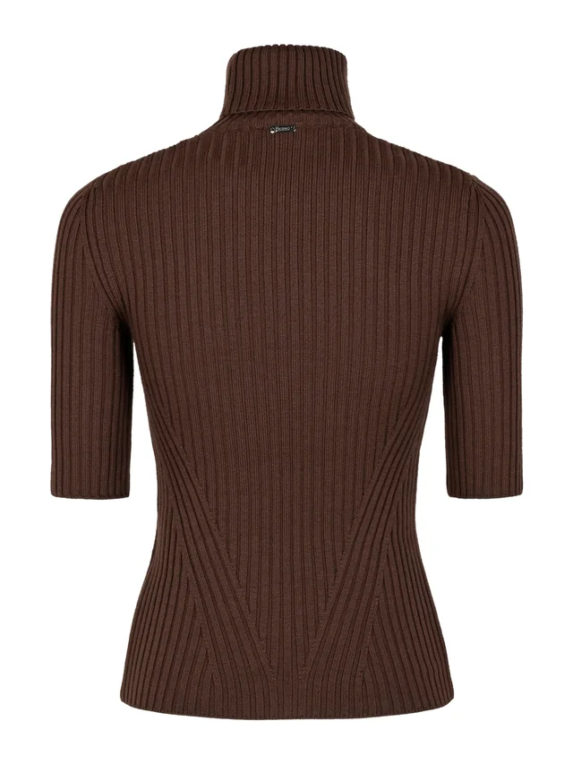 Herno Ribbed-knit turtleneck sweater, photo 2 of 3 from SENSER