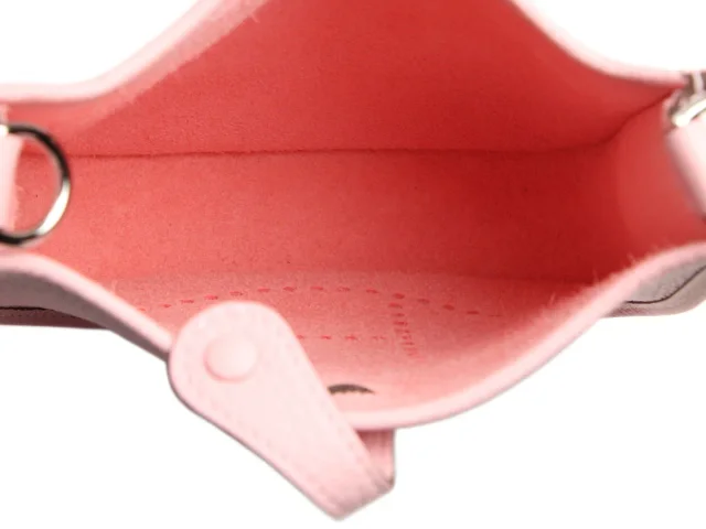 Hermès Rose Sakura Clémence Evelyne TPM in Pink Clemence leather from Ann's Fabulous Finds, photo 9 of 10
