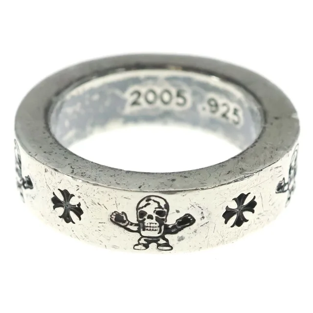 Chrome Hearts Spacer Foti Harristita Ring Silver in Silver from The Reluxe