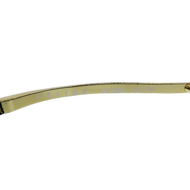 Celine Macadam Plate Rimless Sunglasses Gold/Pink in Pink from VINTAGE QOO TOKYO, photo 8 of 10