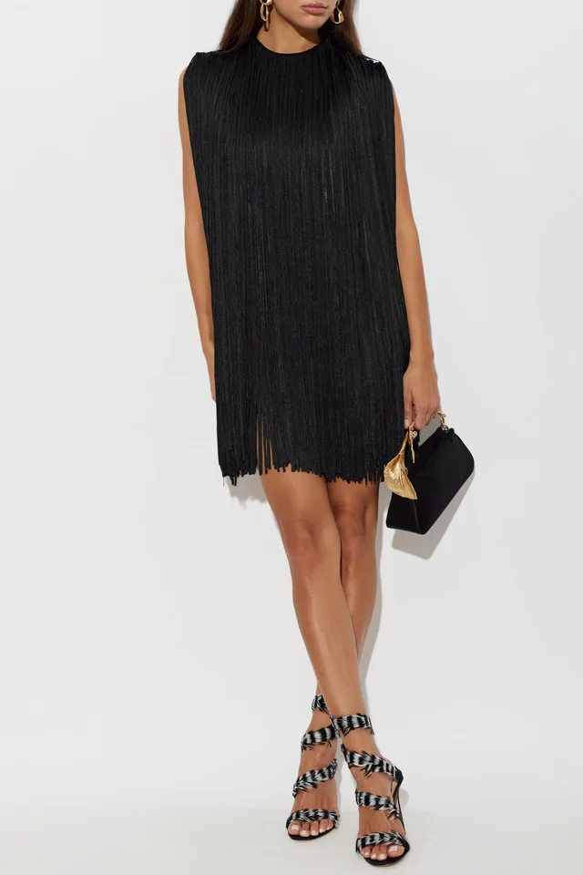 Gianvito Rossi Opera Feather-Trim Heeled Sandals, photo 5 of 5 from SENSER