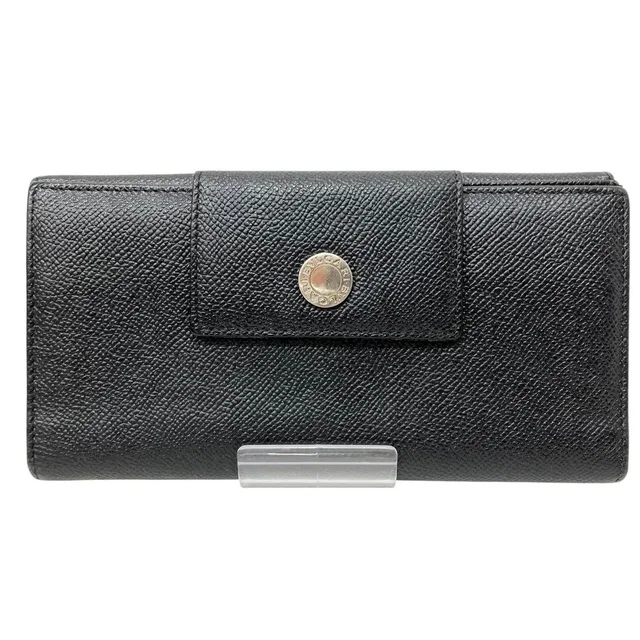 Bvlgari Classico Leather Long Wallet in Leather from LuxUness