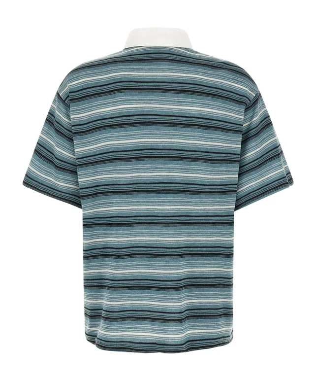 Song For The Mute Gym Oversized Stripe Polo Shirt, photo 2 of 4 from SENSER