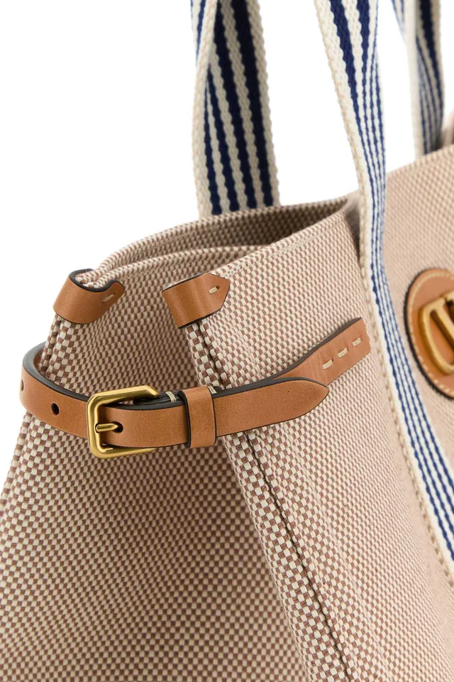 Valentino Garavani Tote Bag — Beige in Beige Canvas from HEWI, photo 2 of 2