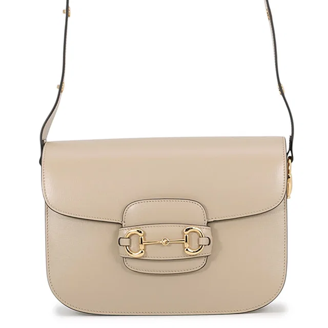 Gucci Horsebit 1955 Shoulder Bag Beige602204 1AAV5 9511 Leather Size Medium in Leather from GALLERY RARE