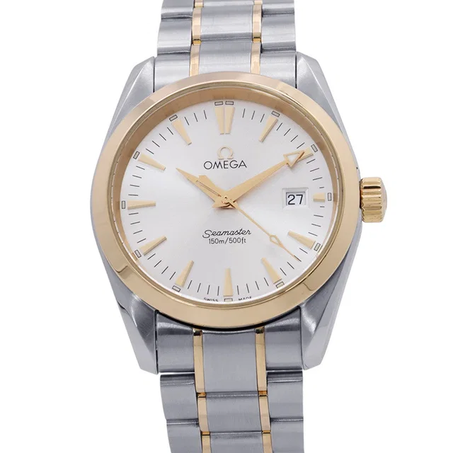 Omega Seamaster Aqua Terra 150m W36.2mm Stainless Steel K18YG Silver Dial2318.30 in Silver from GALLERY RARE