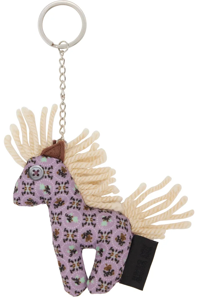 Anna Sui Purple Graphic Keychain, photo 2 of 2 from SSENSE