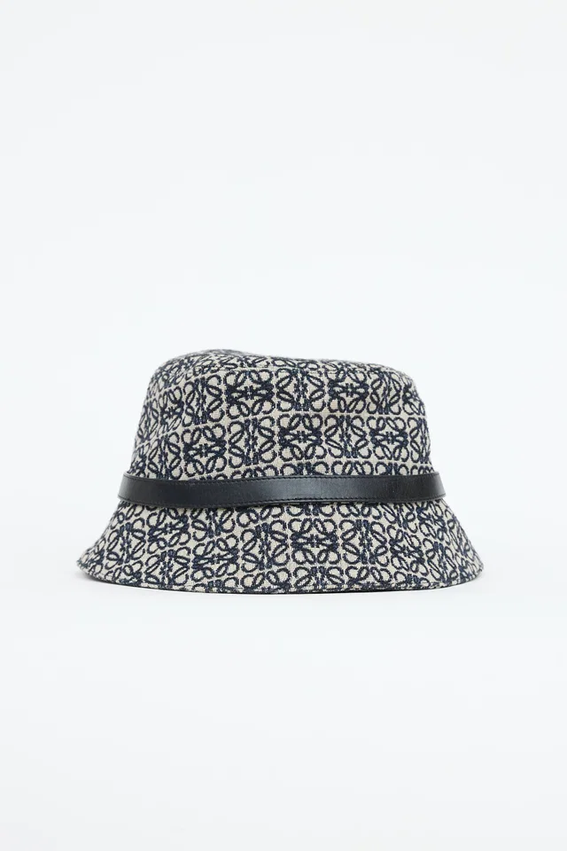Loewe Anagram Bucket Hat in Calfskin from VSP Consignment