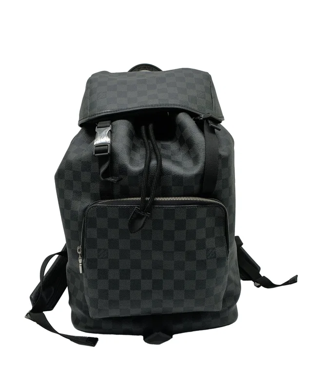 Louis Vuitton Damier Graphite black back pack in Black Canvas from Luxury Promise