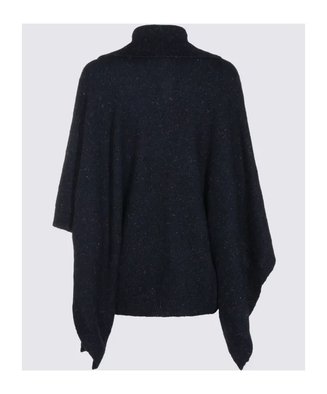 Fabiana Filippi Buttoned Collar Cape, photo 2 of 4 from SENSER