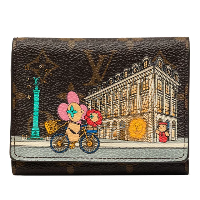 Brown Louis Vuitton Monogram Vivienne in Paris Victorine Wallet Small Wallets in Brown Coated canvas from Designer Revival, photo 1 of 1