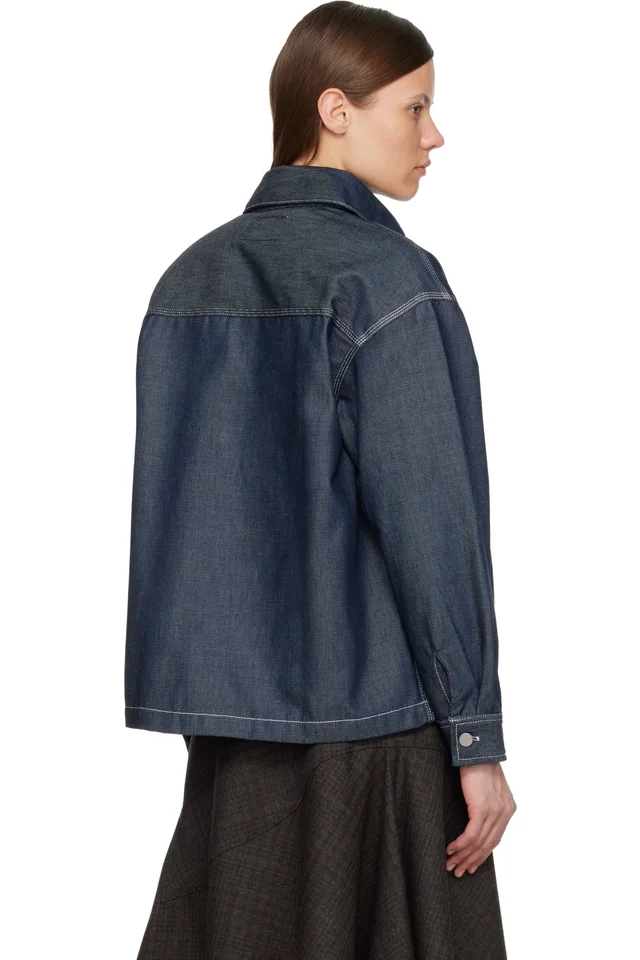 Carhartt Work In Progress Blue Louis Denim Jacket, photo 3 of 4 from SSENSE