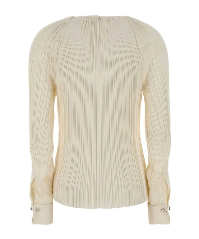 Lanvin Pleated Charmeuse Top, photo 2 of 2 from SENSER