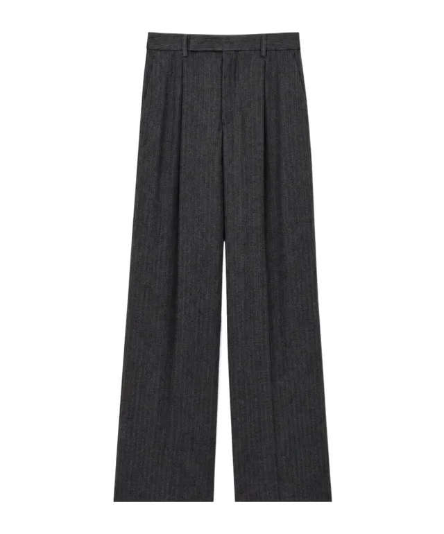 Saint Laurent Striped loose-fitting trousers, image 1 of 1 from SENSER