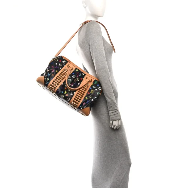 Louis Vuitton Monogram Multicolor Courtney GM Black in Black Coated canvas from FASHIONPHILE, photo 2 of 9