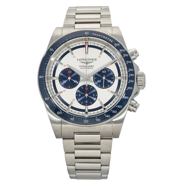 Longines Conquest L3.835.4 43mm Stainless Steel Watch from H&T