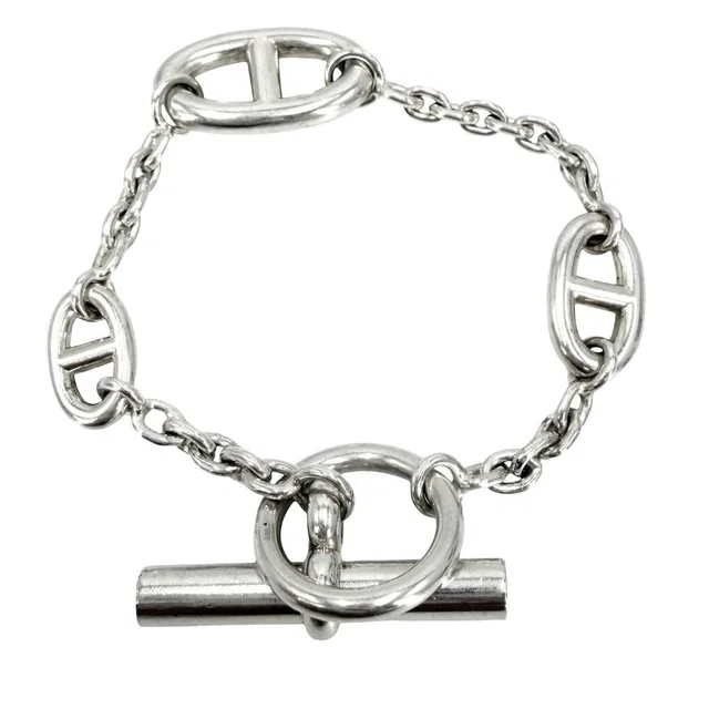 Hermès Bracelet Chaine D'Ancre Farandole 925 Sterling Silver in Silver from The Reluxe